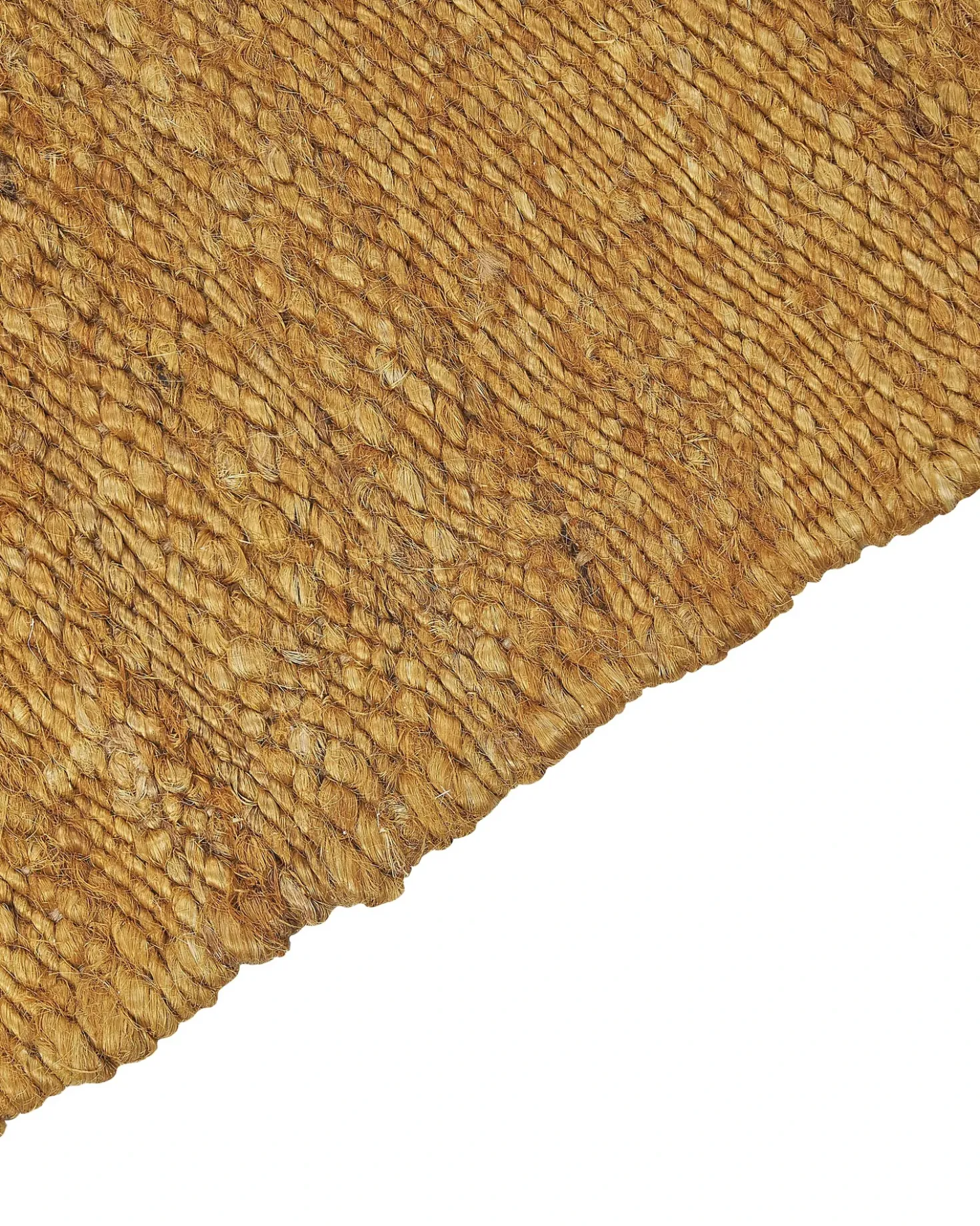 Gulvtæppe LUNIA Sennepsgul 80 x 150 cm Jute