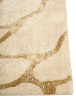 Gulvtæppe MAKOLA Beige 160 x 230 cm Viskose