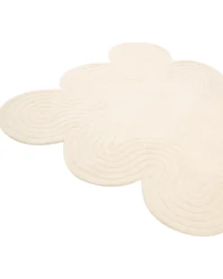Gulvtæppe MALVAN Beige 160 x 230 cm Uld