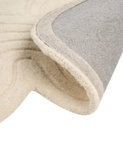 Gulvtæppe MALVAN Beige 160 x 230 cm Uld