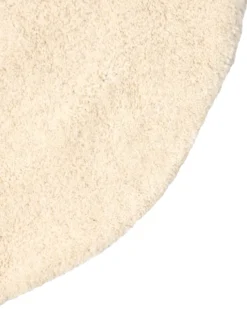 Gulvtæppe MANALI Beige ø 140 cm Uld