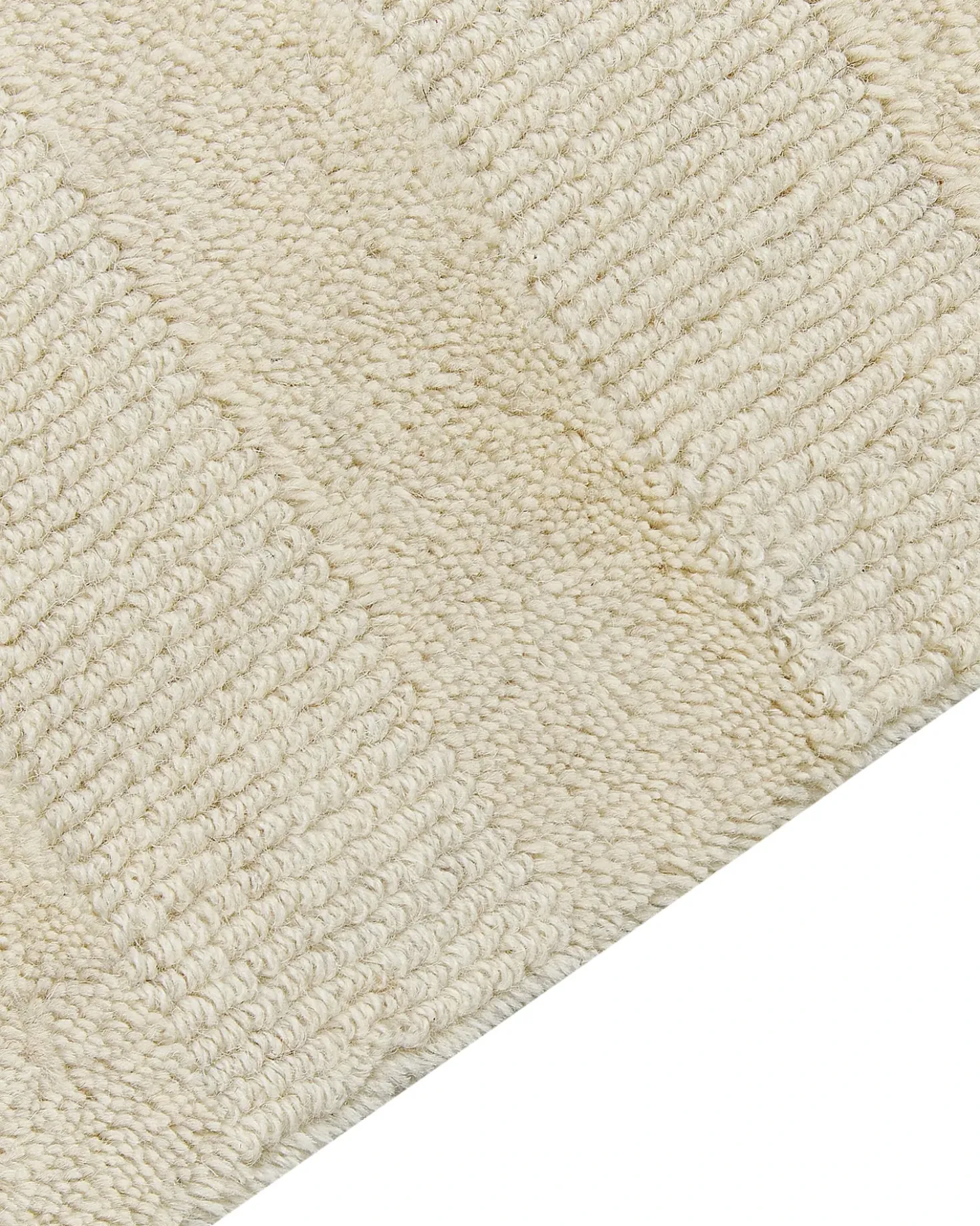 Gulvtæppe MASTUNG Beige 200 x 300 cm Uld