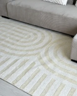 Gulvtæppe MASTUNG Beige 200 x 300 cm Uld