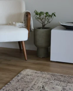 Gulvtæppe MATARIM Beige 200 x 300 cm Bomuld