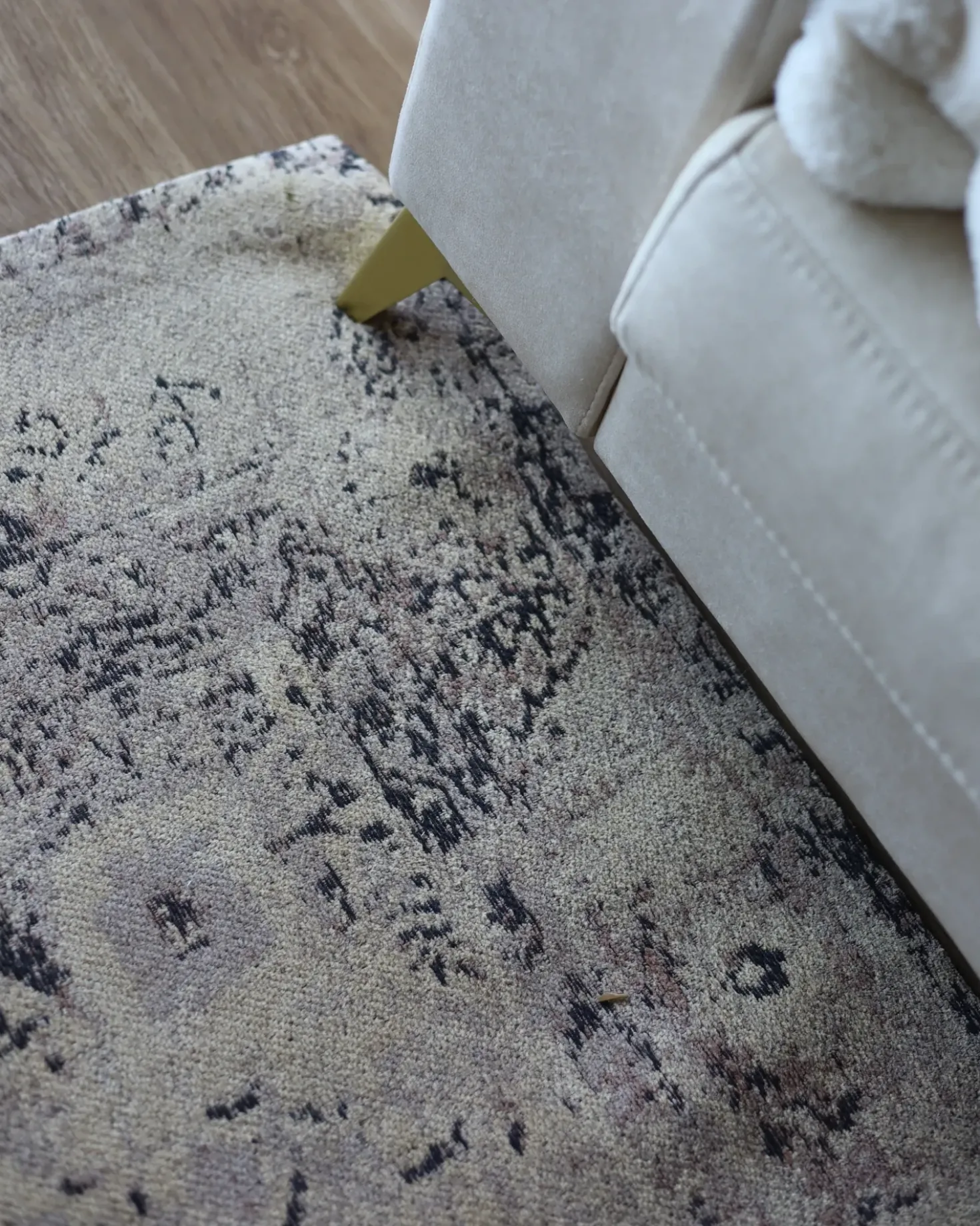 Gulvtæppe MATARIM Beige 200 x 300 cm Bomuld