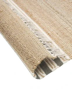 Gulvtæppe MIRZA Grå 80 x 150 cm Jute
