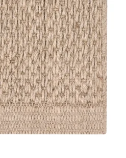 Gulvtæppe NANDED Lys Beige 80 x 300 cm Jute