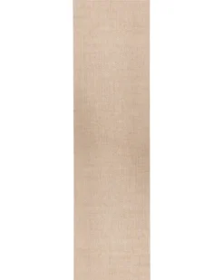 Gulvtæppe NANDED Lys Beige 80 x 300 cm Jute