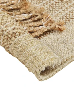 Gulvtæppe ORTAOBA Beige 160 x 230 cm Jute
