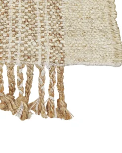 Gulvtæppe ORTAOBA Beige 160 x 230 cm Jute