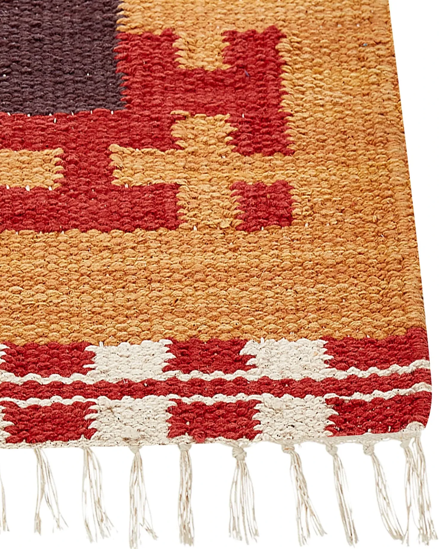 Gulvtæppe PARAKAR Multifarvet 160 x 230 cm Bomuld Kelim