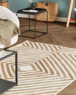 Gulvtæppe PIRLI Beige 140 x 200 cm Jute