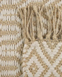 Gulvtæppe POZANTI Beige 50 x 80 cm Jute
