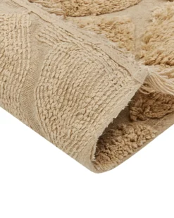 Gulvtæppe SANLIURFA Sand Beige 160 x 230 cm Bomuld