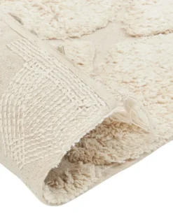 Gulvtæppe SILCHAR Beige 160 x 230 cm Bomuld