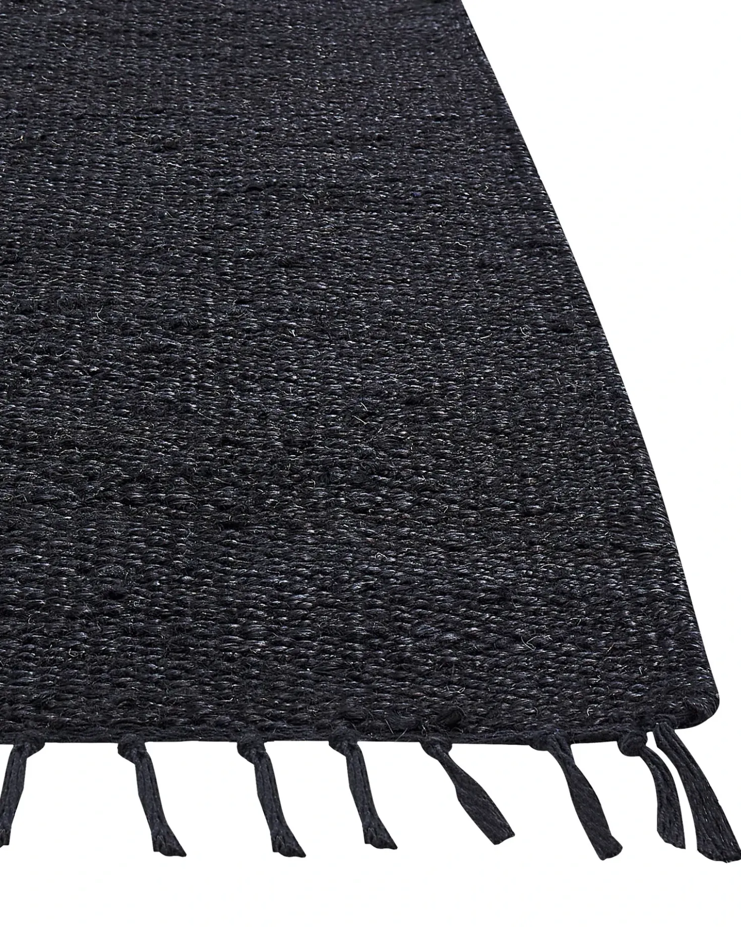 Gulvtæppe SINANKOY Sort 160 x 230 cm Jute
