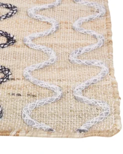 Gulvtæppe SOGUT Beige 140 x 200 cm Jute