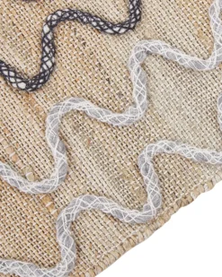 Gulvtæppe SOGUT Beige 140 x 200 cm Jute