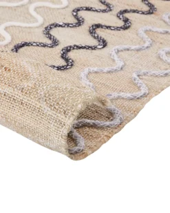 Gulvtæppe SOGUT Beige 140 x 200 cm Jute
