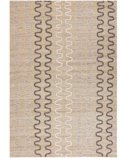 Gulvtæppe SOGUT Beige 140 x 200 cm Jute