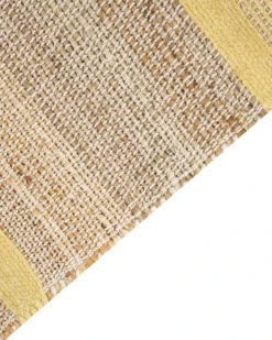 Gulvtæppe TALPUR Gul 160 x 230 cm Jute