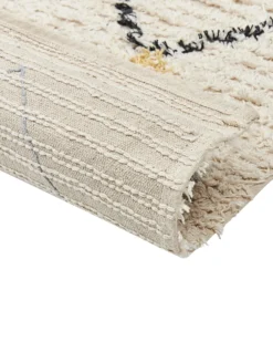 Gulvtæppe TEZPUR Beige 160 x 230 cm Bomuld