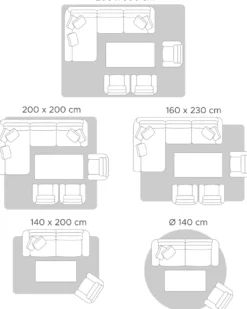 Gulvtæppe TORUL Brun 160 x 230 cm Ægte læder