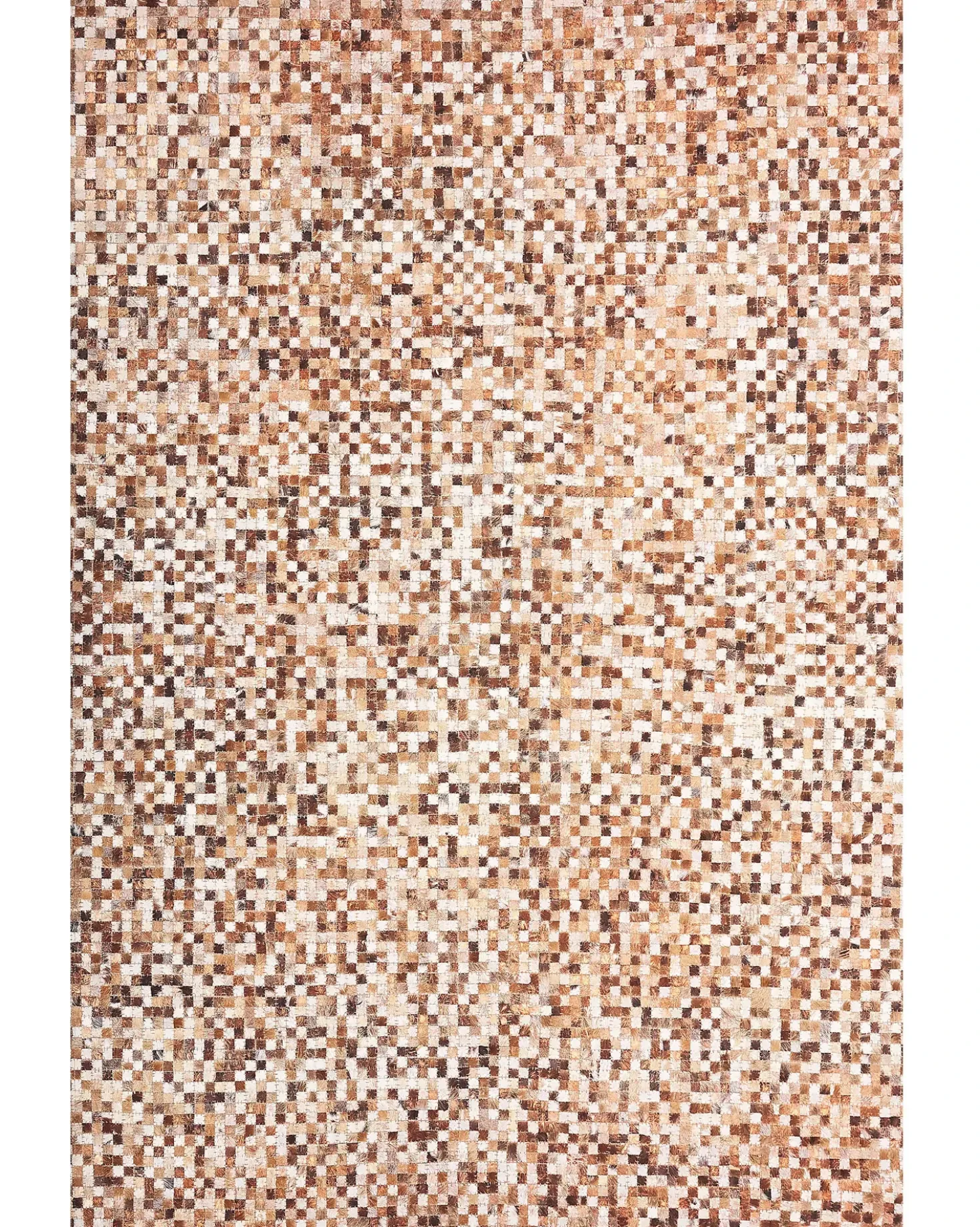 Gulvtæppe TORUL Brun 160 x 230 cm Ægte læder