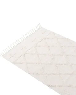 Gulvtæppe TOZLU Beige 80 x 230 cm Bomuld
