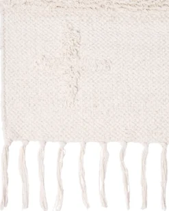 Gulvtæppe TOZLU Beige 80 x 230 cm Bomuld