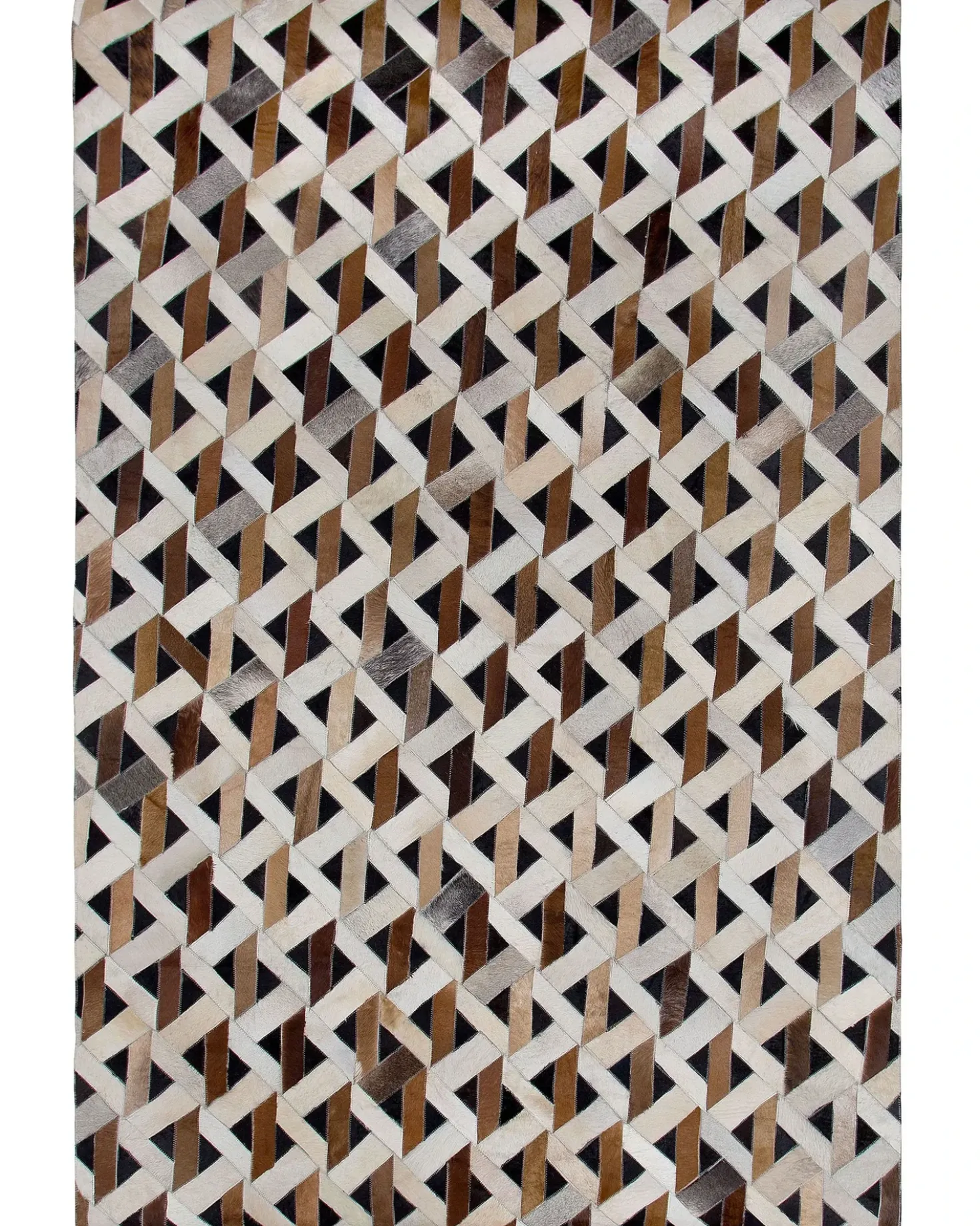 Gulvtæppe TUGLU Brun 160 x 230 cm Ægte læder