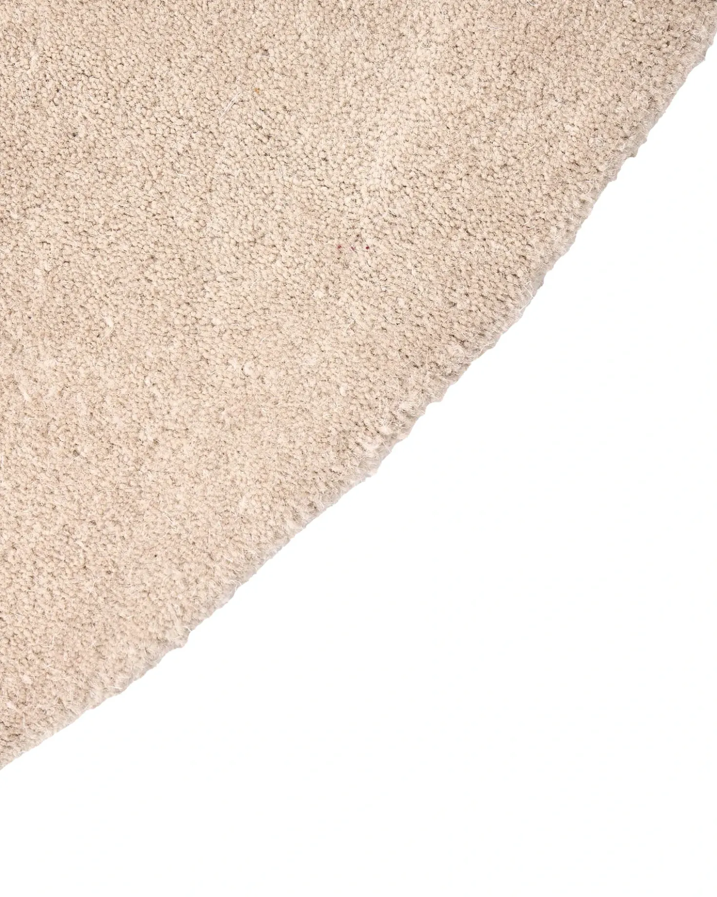 Gulvtæppe VASCO Beige ø 140 cm Uld