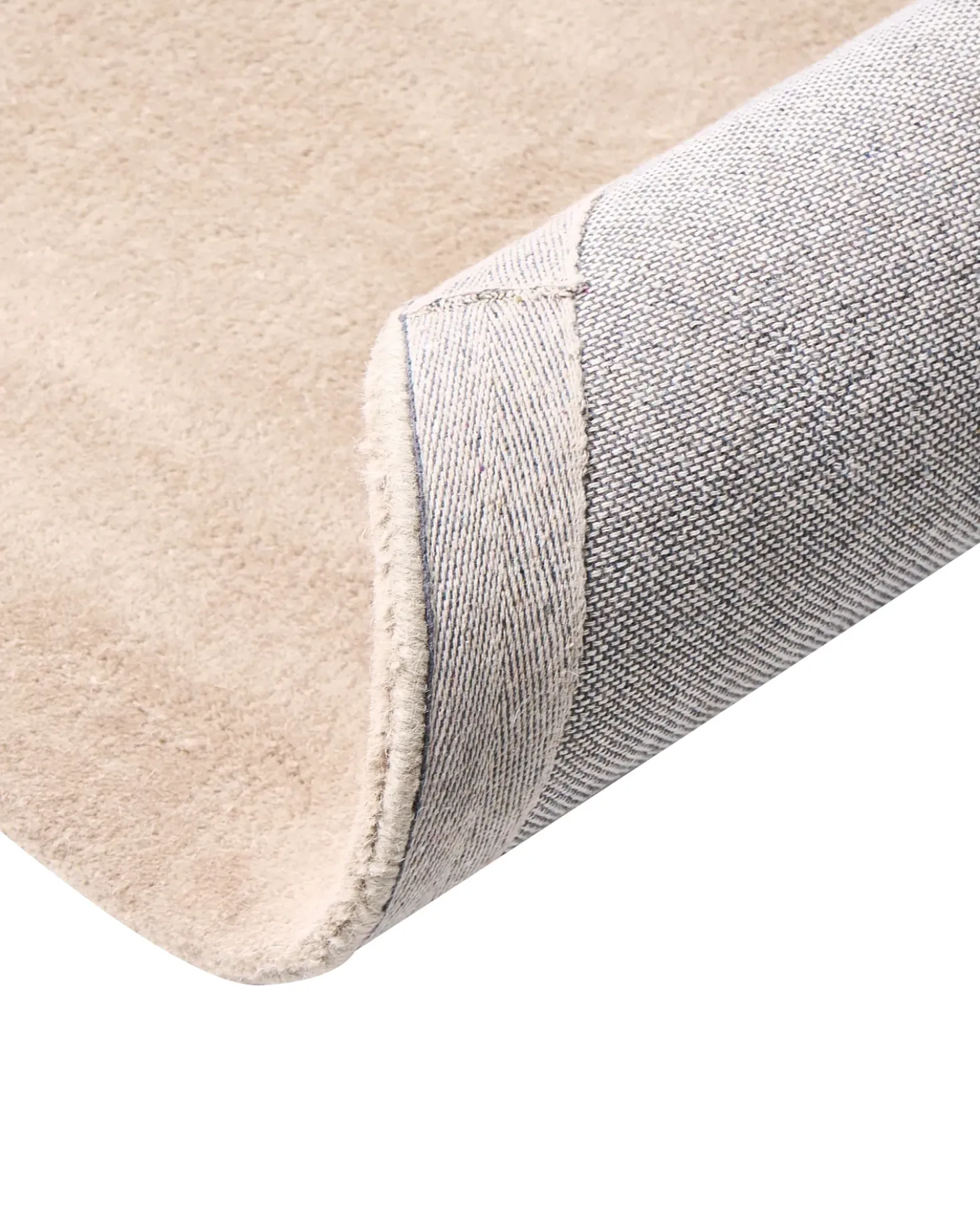 Gulvtæppe VASCO Beige ø 140 cm Uld
