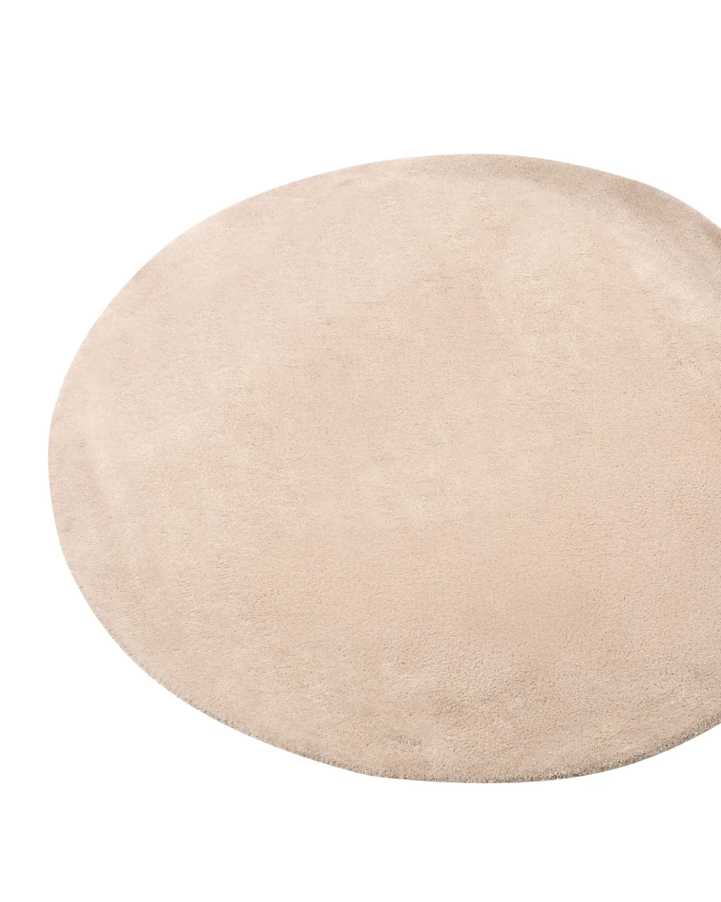 Gulvtæppe VASCO Beige ø 140 cm Uld
