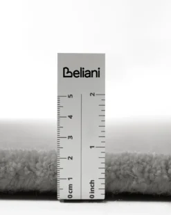Gulvtæppe VASCO Mørkegrå ø 140 cm Uld