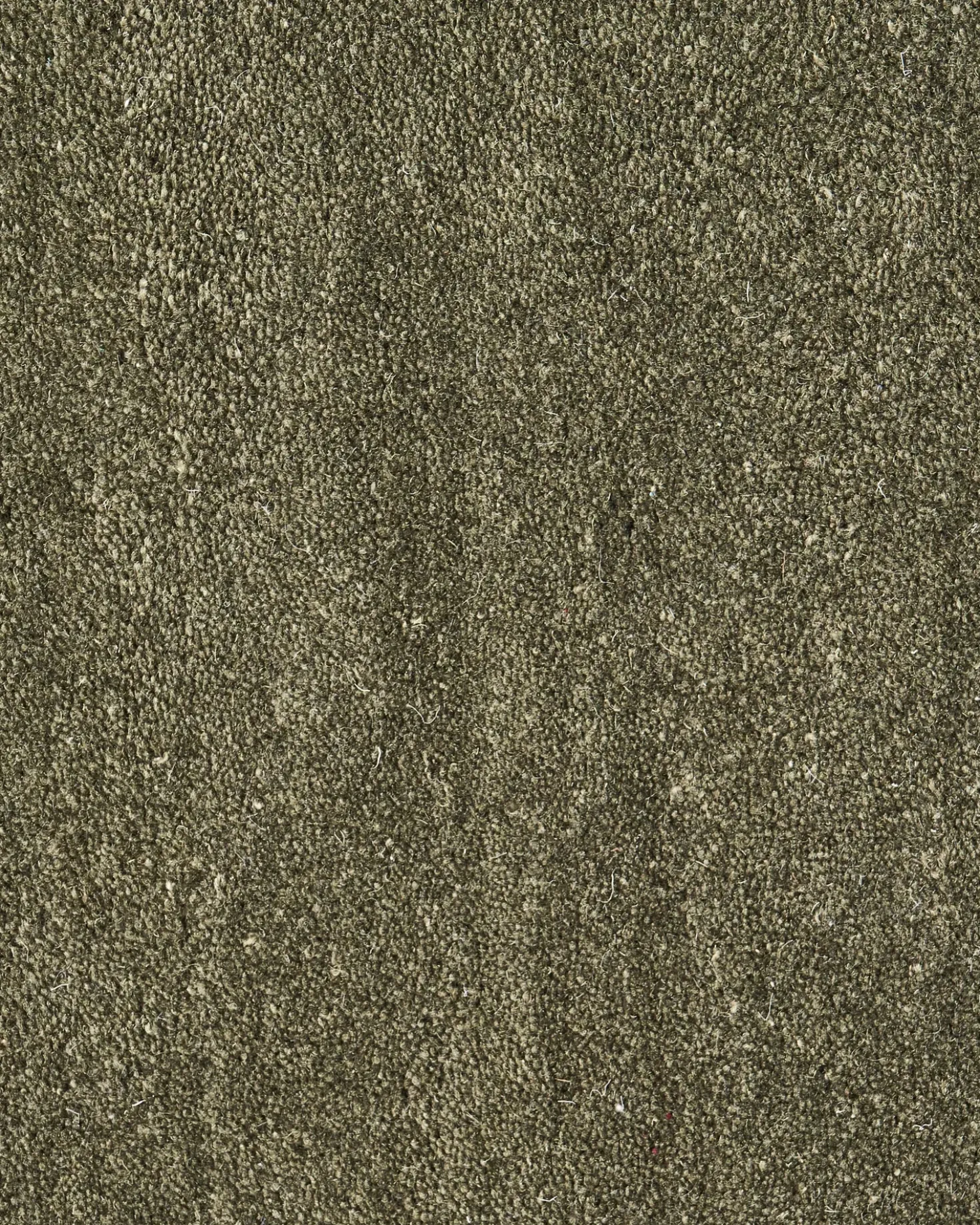 Gulvtæppe VASCO Olivengrøn ø 140 cm Uld