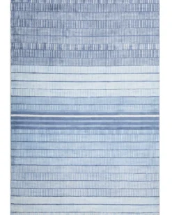 Gulvtæppe YARDERE Himmelblå 160 x 230 cm Viskose