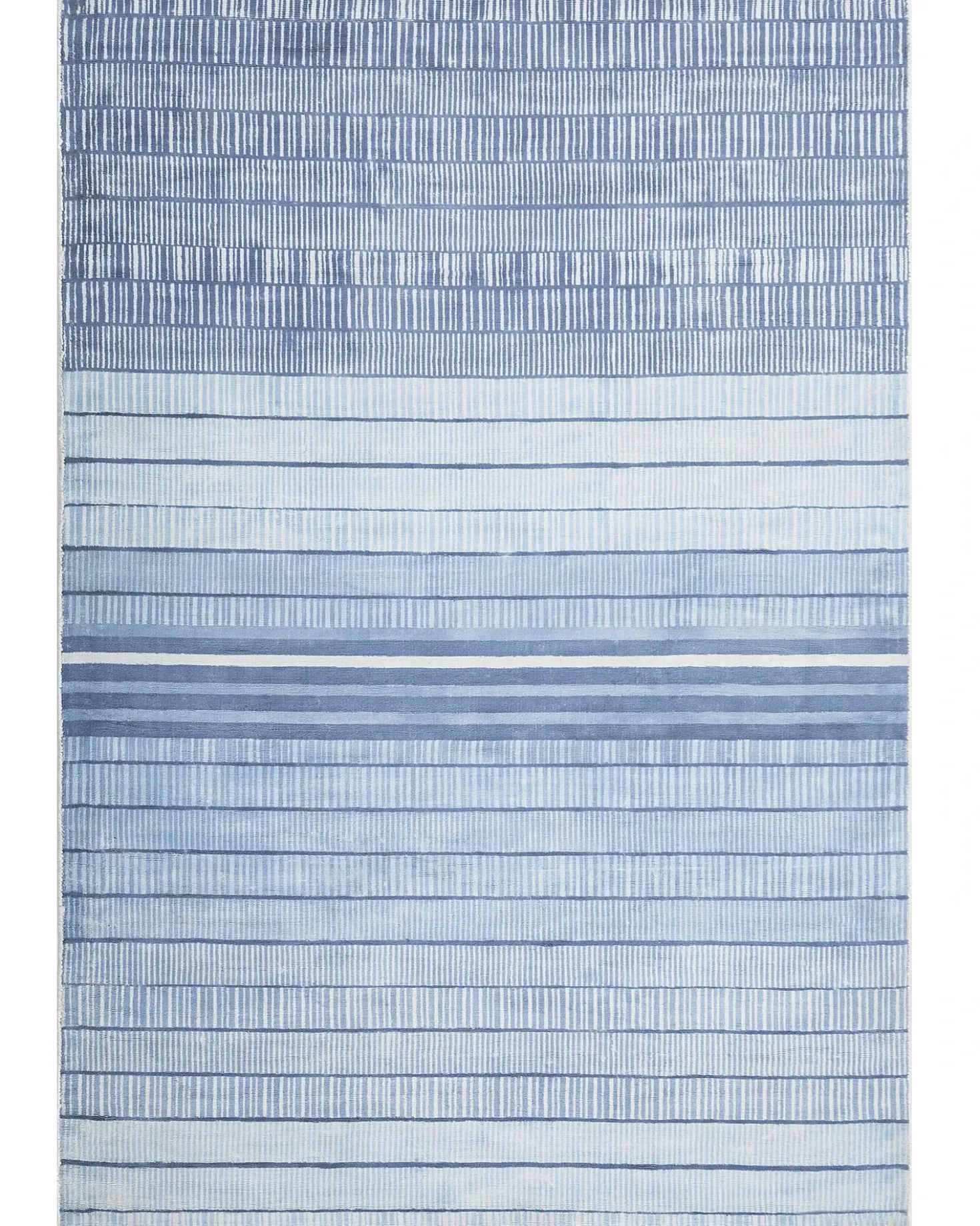 Gulvtæppe YARDERE Himmelblå 160 x 230 cm Viskose