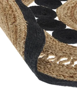 Gulvtæppe YOZGAT Beige ø 120 cm Jute
