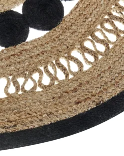 Gulvtæppe YOZGAT Beige ø 120 cm Jute