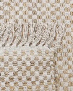 Gulvtæppe ZERDALI Beige 140 x 200 cm Jute