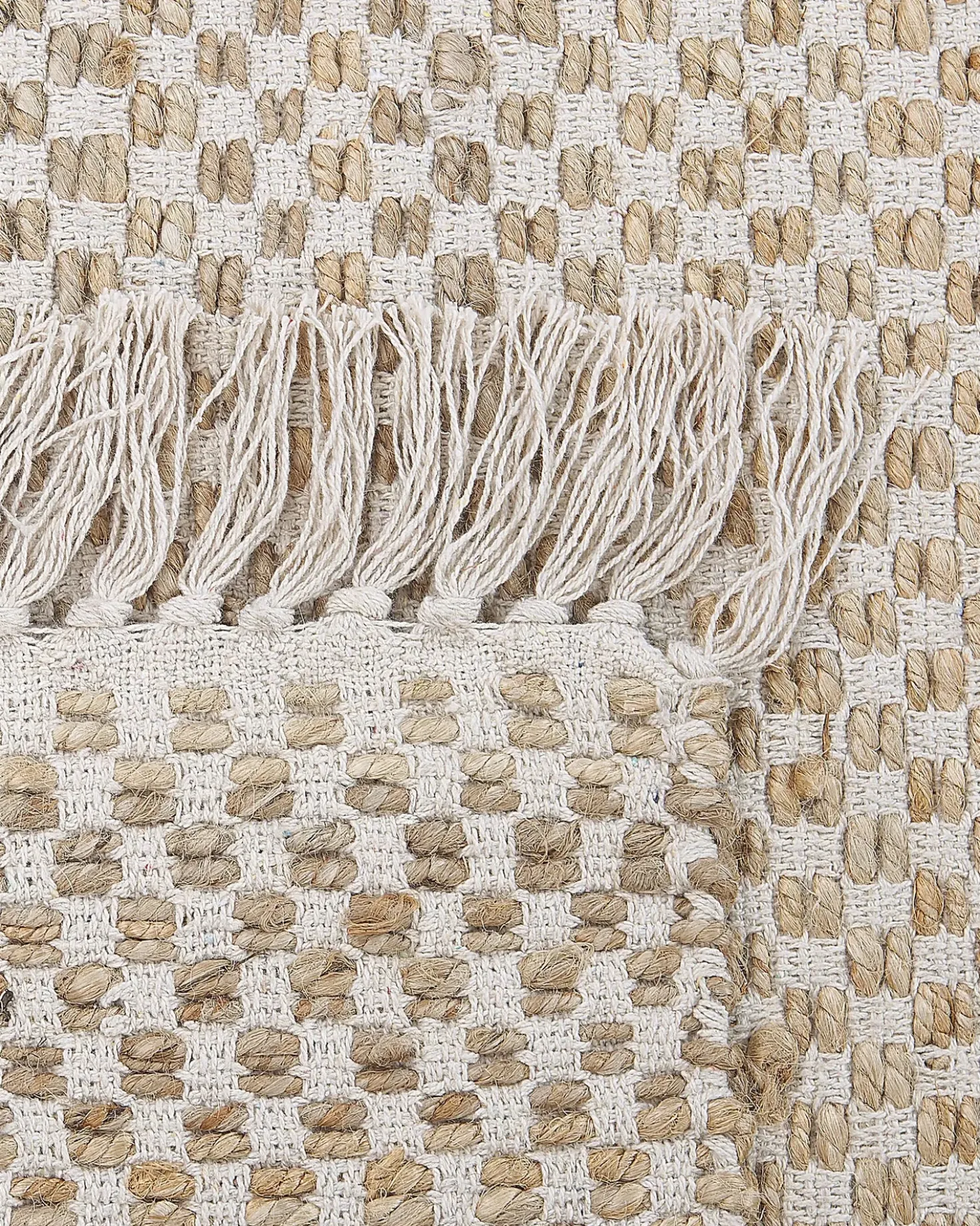 Gulvtæppe ZERDALI Beige 140 x 200 cm Jute