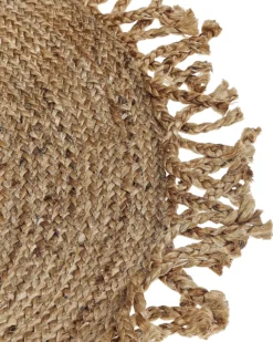 Gulvtæppe ZONGULDAK Beige ø 120 cm Jute