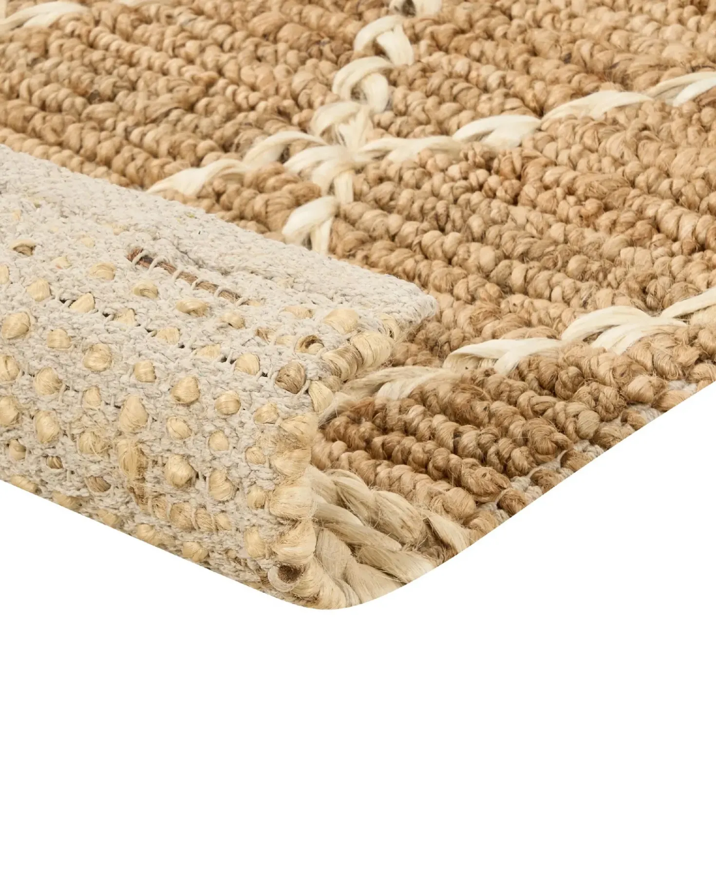 Gulvtæppe ZORAVA Beige 160 x 230 cm Jute