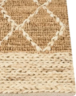 Gulvtæppe ZORAVA Beige 160 x 230 cm Jute