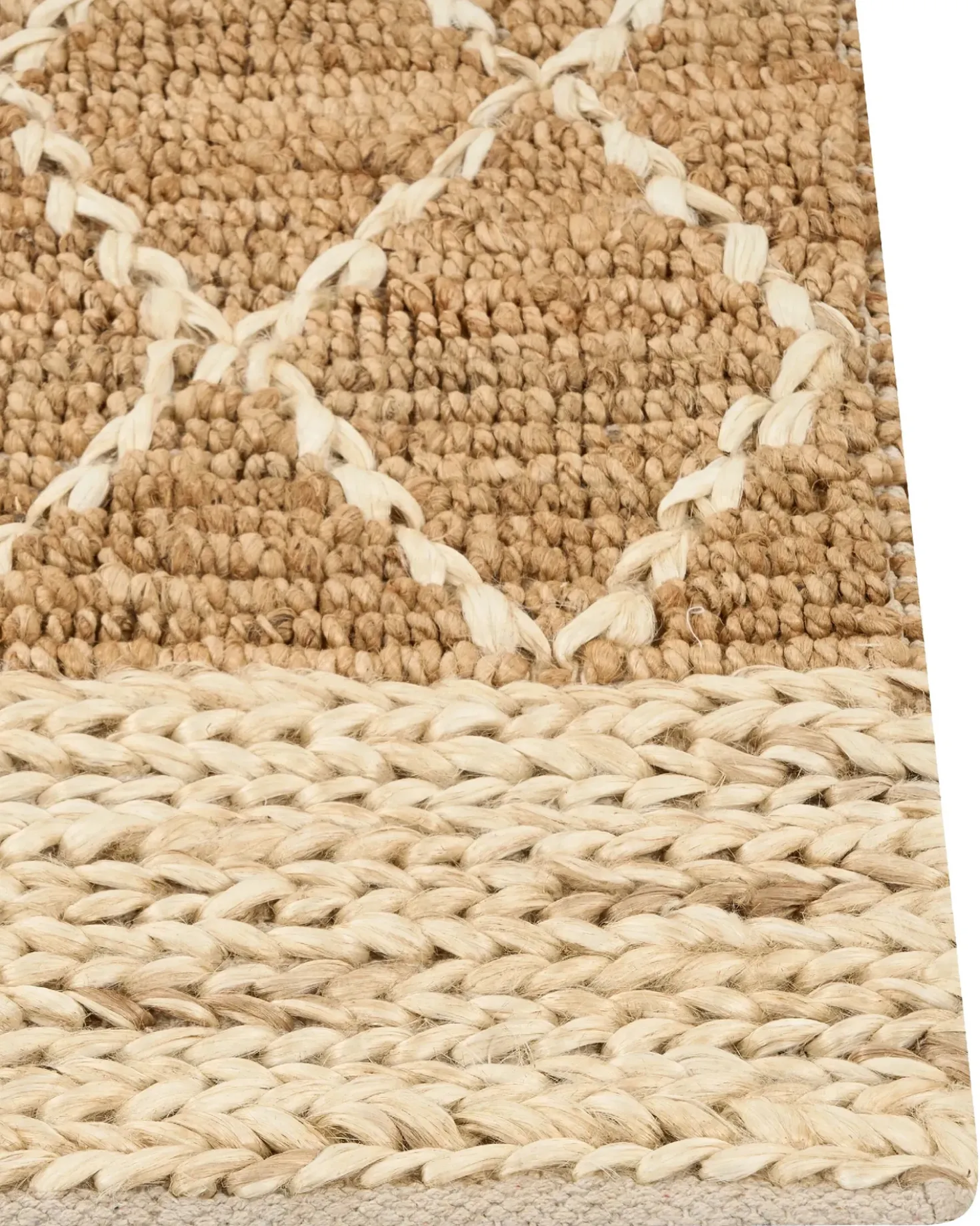 Gulvtæppe ZORAVA Beige 160 x 230 cm Jute