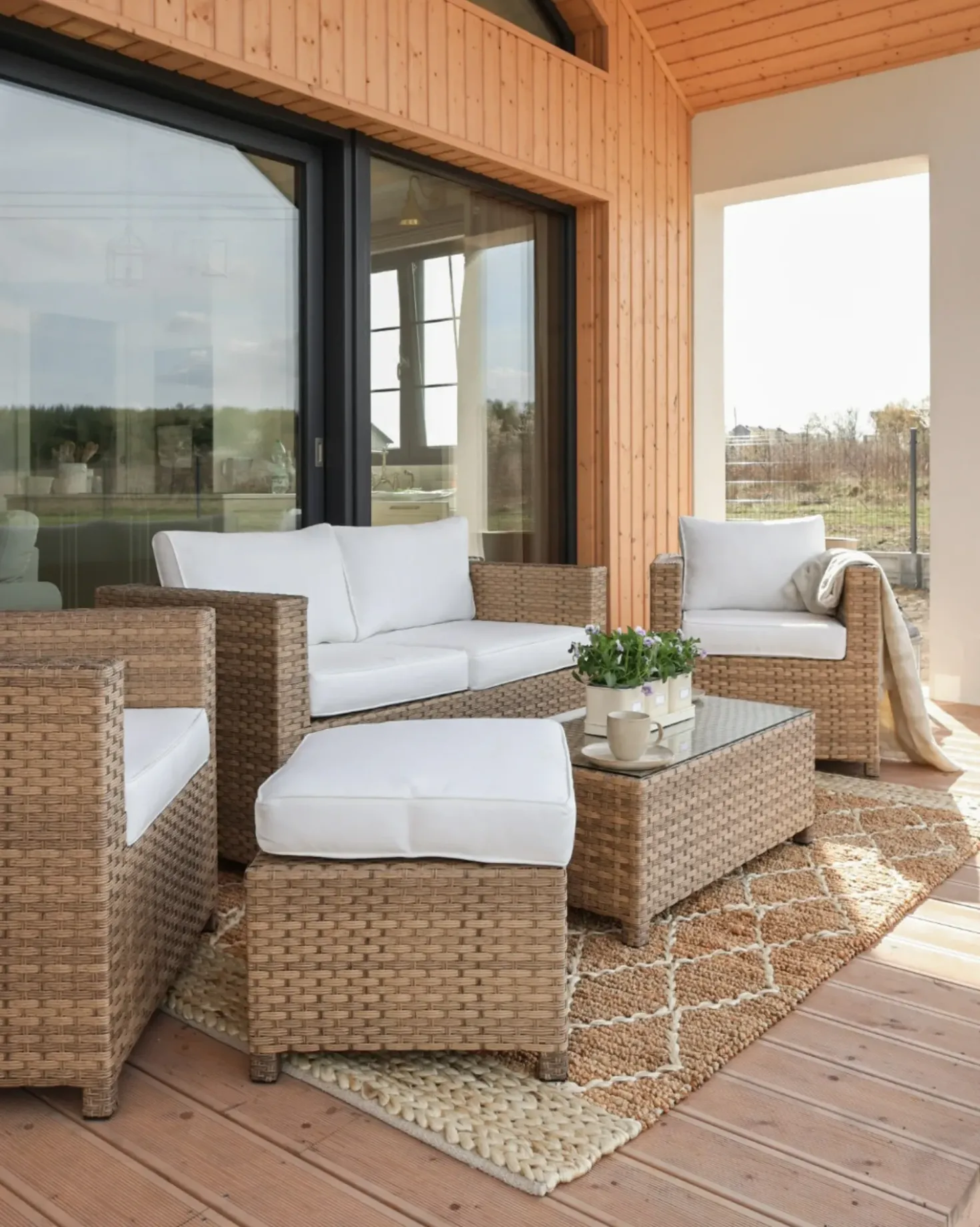 Gulvtæppe ZORAVA Beige 160 x 230 cm Jute
