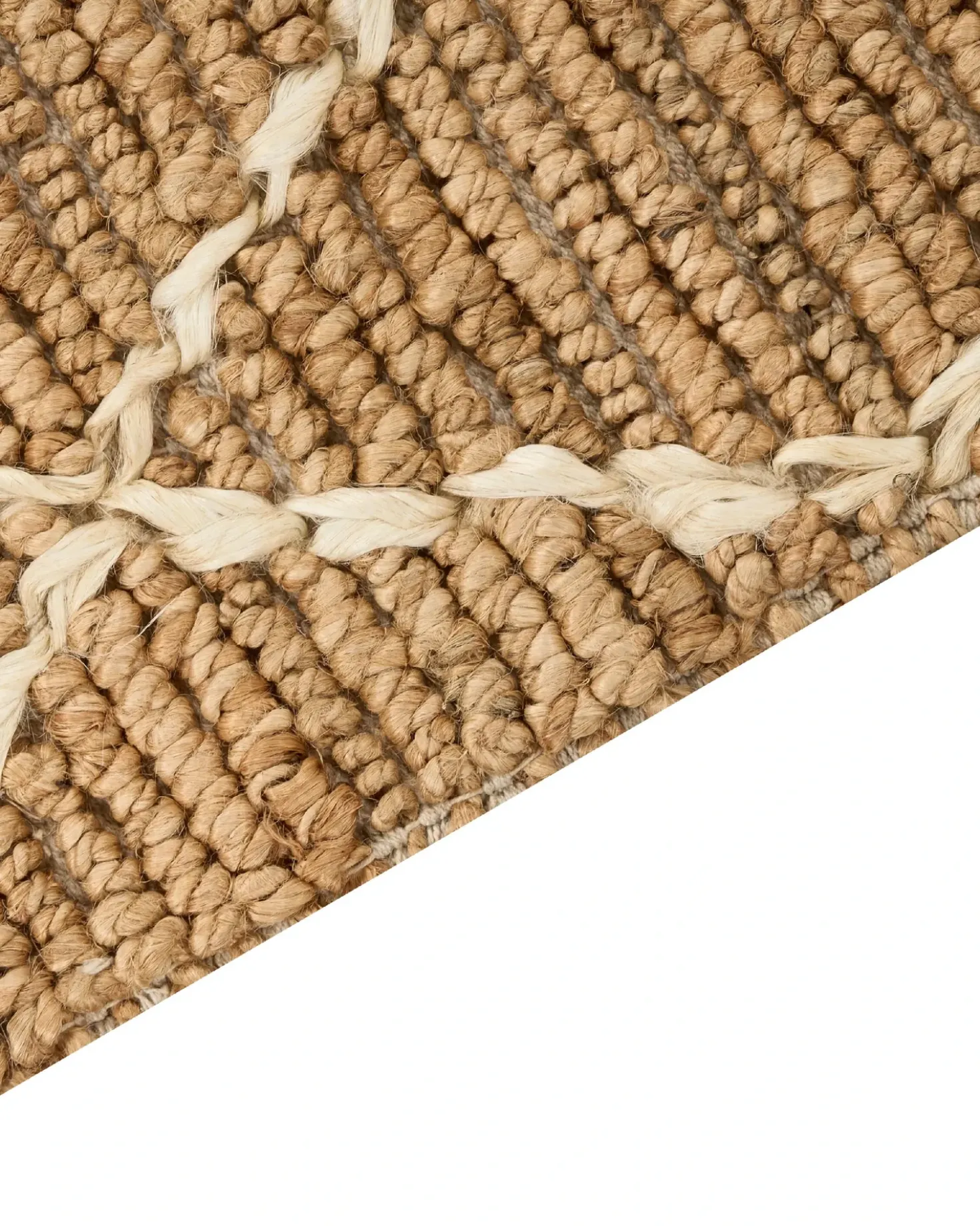 Gulvtæppe ZORAVA Beige 160 x 230 cm Jute