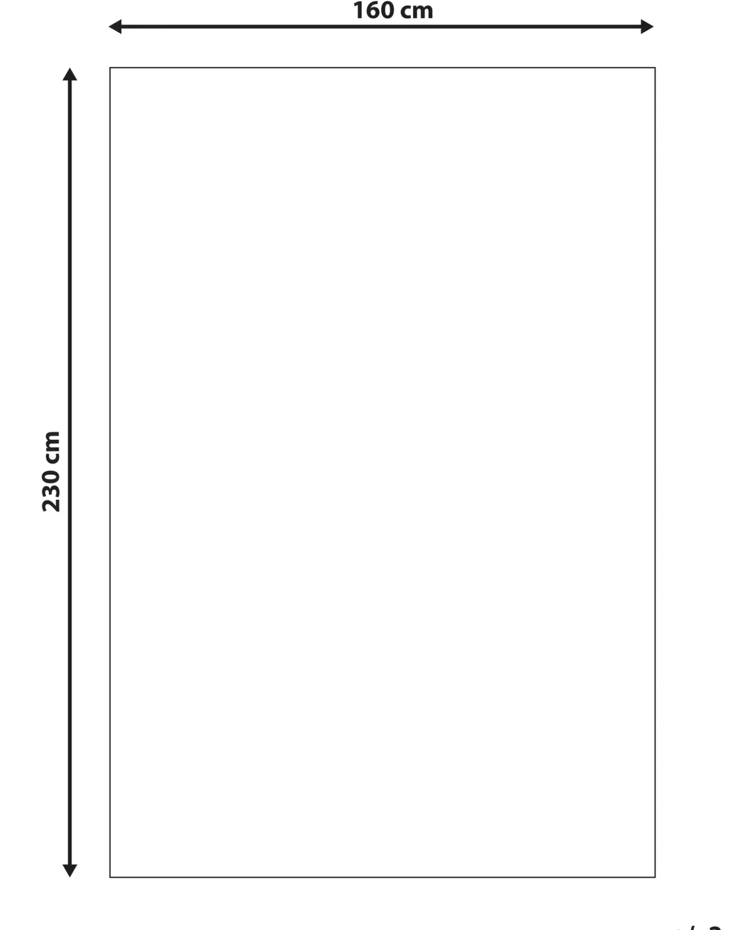 Gulvtæppe AKALAN Gul 160 x 230 cm Uld Gabbeh