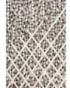 Gulvtæppe AKDERE Brun 160 x 230 cm Ægte læder